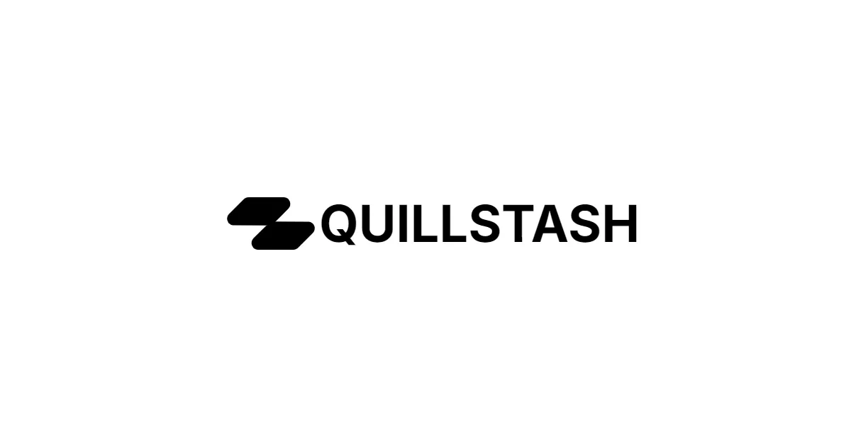 A preview of the quillstash homepage.